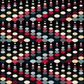 Small colored circles geometric background Royalty Free Stock Photo