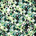 Small colored polygons on a beautiful background seamless pattern Royalty Free Stock Photo