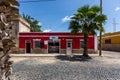 Small colorful buildings in Cape Verde