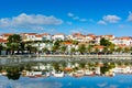 Small colourful city on Adriatic sea.