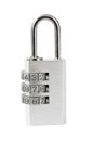 Small combination lock closed Royalty Free Stock Photo