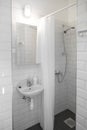 small, compact bathroom interior