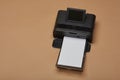 Small compact printer Royalty Free Stock Photo