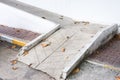 Small concrete ramp