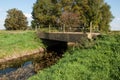 Small concrete road bridge