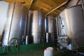 Small contemporary winemaker factory