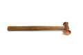 Small copper hammer Royalty Free Stock Photo