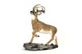 Lifelike model of reindeer. Home and office decoration Toy. Royalty Free Stock Photo