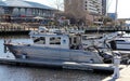 Patrol Boat, Police Costal Cruiser Norfolk, Virginia Royalty Free Stock Photo