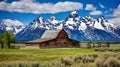 small cottage in mountains generated by AI tool