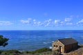 Small Cottage near the Pacific Ocean in California, USA