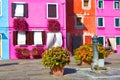 A small courtyard in Burano