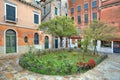 Small courtyard. Venice, Italy.