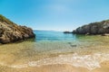 Small cove in Alghero shoreline Royalty Free Stock Photo
