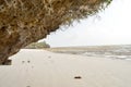 Small cove on the beach of Bamburi