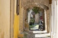 A Small and Cozy Hotel Tucked Away in an Alleyway of the Medieval City of Rhodes Greece