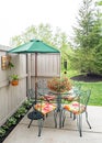 Small Patio Seating Area Royalty Free Stock Photo