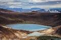 Crater in Iceland