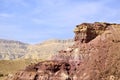 Small Crater landscape in Negev desert.