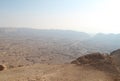 Small Crater View in Negev Desert, Israel