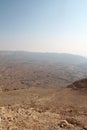 Small Crater View in Negev Desert, Israel