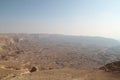 Small Crater View in Negev Desert, Israel