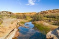 Small creek in Arches National Park.Utah.USA Royalty Free Stock Photo