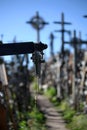 Small Cross at Hill of Crosses Royalty Free Stock Photo