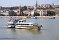 Small cruise ship in Budapest, Hungary