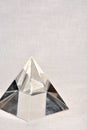 Crystal pyramid Royalty Free Stock Photo