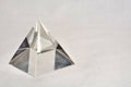 Crystal pyramid Royalty Free Stock Photo