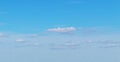 Small cumulus white clouds in the blue sky Royalty Free Stock Photo