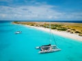 Small Curacao Island famous for daytrips and snorkling tours, white beaches and blue ocean Curacao