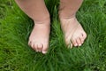 Small cute baby feet. Royalty Free Stock Photo