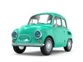 Car retro small cartoon bunchy Royalty Free Stock Photo