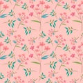 Small cute flower seamless pattern background Royalty Free Stock Photo