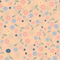 Small cute flower seamless pattern background Royalty Free Stock Photo