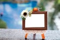 Small Cute Wood Picture Frame Outdoor.