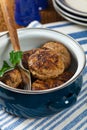 Small Cutlets or Sausage Patties Royalty Free Stock Photo