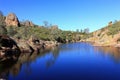 Bear Creek Reservoir in Pinnacles National Park, California, USA Royalty Free Stock Photo