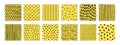 Small dash seamless pattern collection