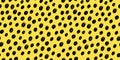 Small dash seamless pattern with polka dots