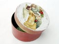 A small decorated box Royalty Free Stock Photo