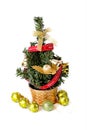 Small decorative Christmas tree Royalty Free Stock Photo
