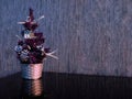 A small decorative Christmas tree Royalty Free Stock Photo
