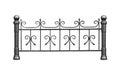 Small decorative fence Royalty Free Stock Photo