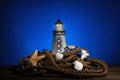 Small decorative lighthouse