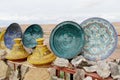 Small decorative plates and tajin