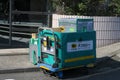 The small delivery cart of Yamato Transport Compan