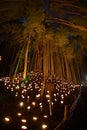 Small-diameter light-up of the bamboo grove small desk Castle forest of citizen